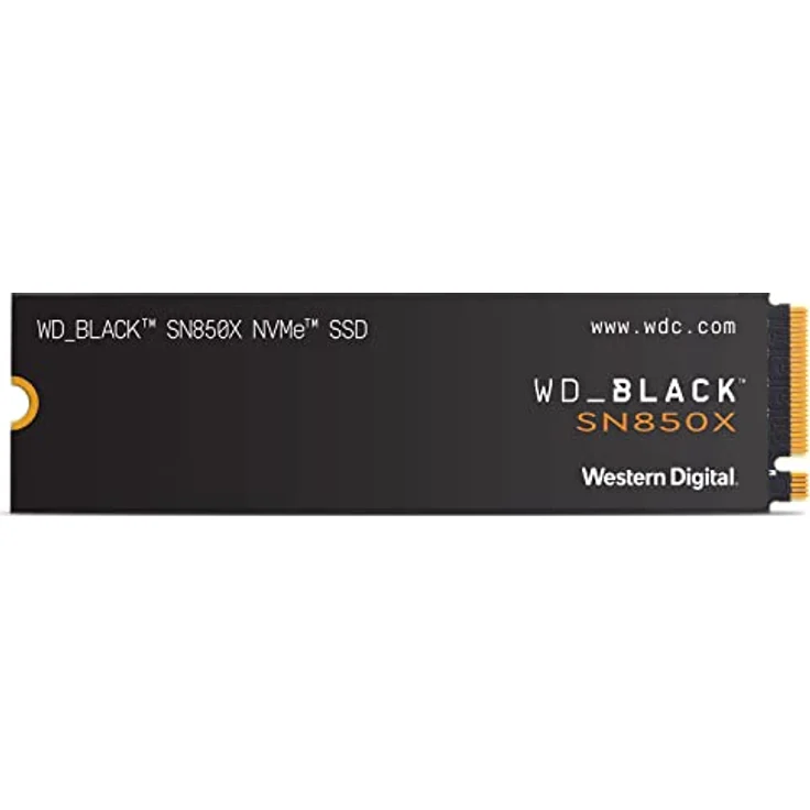 WD_BLACK SN850X NVMe SSD 1 TB interne SSD (Gaming Speicher, PCIe Gen4-Technologie, Lesen 7.300 MB/s, Schreiben 6.300 MB/s) Schwarz – Bild 1