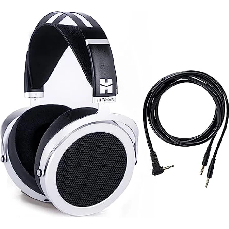 HIFIMAN Sundara Hi-Fi-Kopfhörer mit planar magnetischer Technologie, 3,5-mm-Anschlüssen, aktualisierten Ohrpolstern - 2020 Version (Silber) – Bild 1
