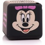 Bitty Boomers Disney Minnie Maus, Würfelförmiger Mini Bluetooth-Lautsprecher mit kraftvollem Sound, kompakt und tragbar