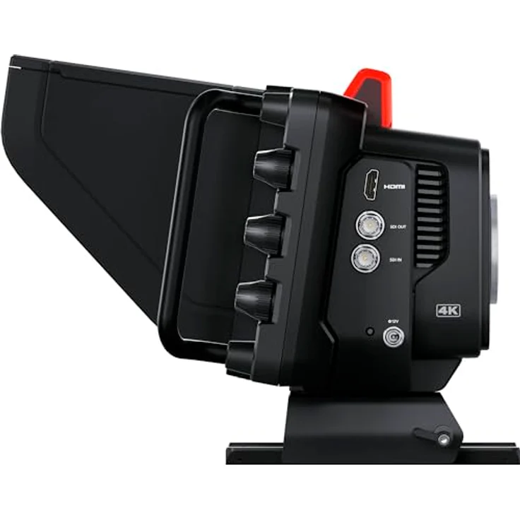 Blackmagic Design Studio Camera 4K Plus G2, Kompakte Schulterkamera mit 13 Blendenstufen Dynamikumfang, ISO bis 25.600, USB-C-Aufzeichnung, schwarz – Bild 4