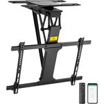 Mywall TV-Deckenhalterung HL47ML Motorisiert&Klappbar für Flachbildschirme mit Smart Home Steuerung für 32-75 Zoll, Belastung bis 35 kg mit 180° Drehfunktion