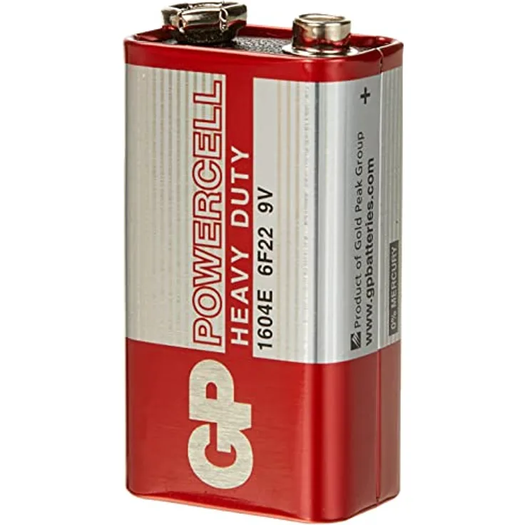 GP 1604ER-S1 Powercell Batterie Zn-C 9V/6F22 (9V)
