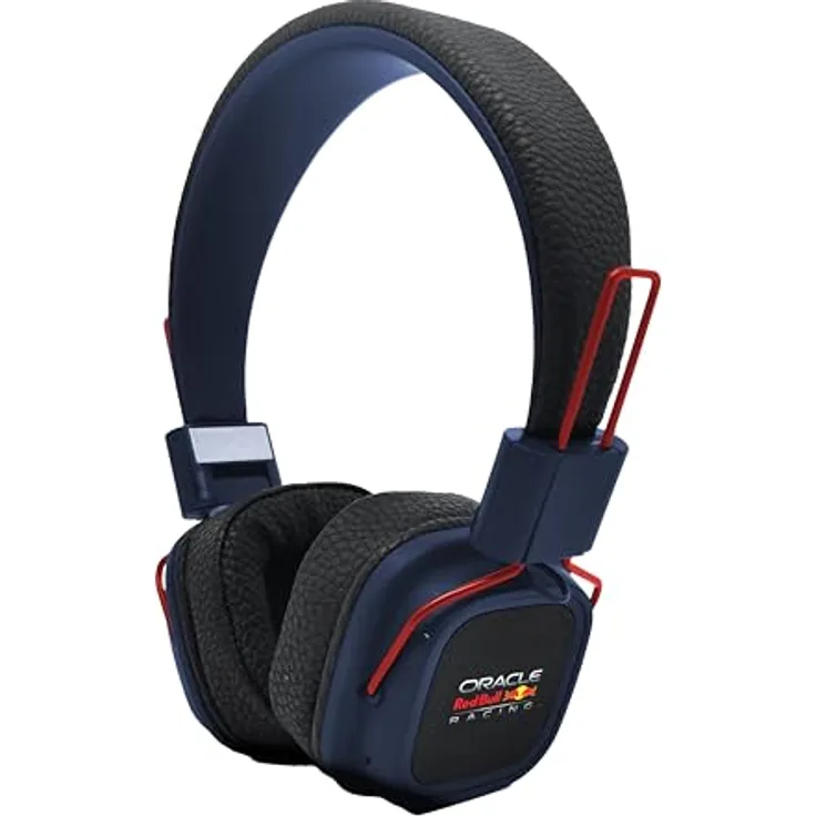 Oracle Red Bull Racing RB-HP170, Over-Ear Bluetooth Kopfhörer mit 40mm Treiber, 8h Akku, USB-C, faltbar, Mikrofon für Musik, Gaming und Telefonate