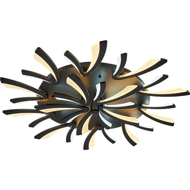 Eurotondisplay NEU XW062B-15 120cm LED Deckenlampe mit Fernbedienung, dimmbar, schwarz – Bild 1