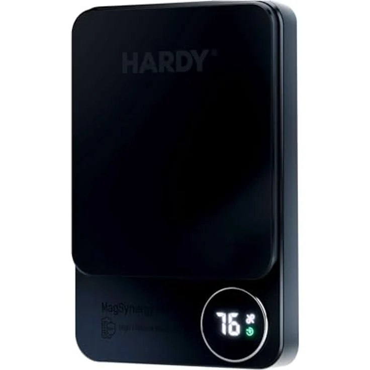 3mk HARDY MagSynergy Ni+, Powerbank 5,000mAh, 22.5W USB, kompatibel mit MagSafe, Schwarz – Bild 2