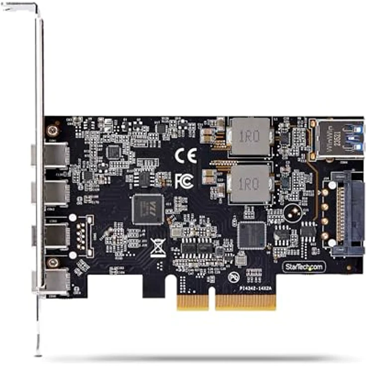 StarTech.com 5-Port USB-C PCIe Karte, USB 3.2 10 Gbit, 4x USB-C, 1x USB-A PCI Express Erweiterungskarte – Bild 5