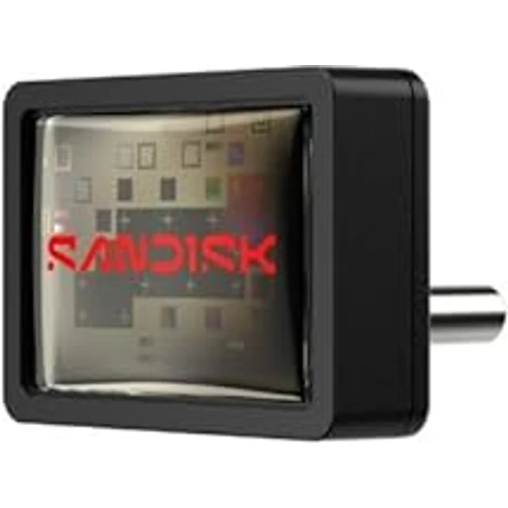 SanDisk Extreme FIT USB-C Flash Drive 64 GB, USB 3.2 Gen 1, kompakt und schnell, schwarz – Bild 1