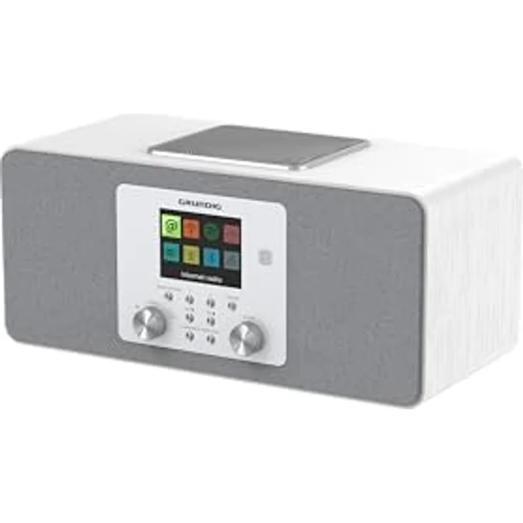 GRUNDIG DTR 6100 Internet- und Digitalradio, DAB/DAB+/FM, Bluetooth, 2,8 Zoll Farbdisplay, Weiß – Bild 2