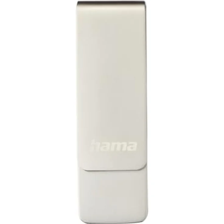 Hama USB Stick "Uni-C Rotate Pro", 128GB, USB C 3.1 (ultra schnell, Drehmechanismus, Metall) silber – Bild 2