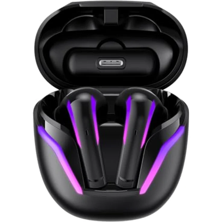 Havit TW970, Kabellose Kopfhörer mit Bluetooth 5.3, 6 Stunden Spielzeit, Schwarz – Bild 2