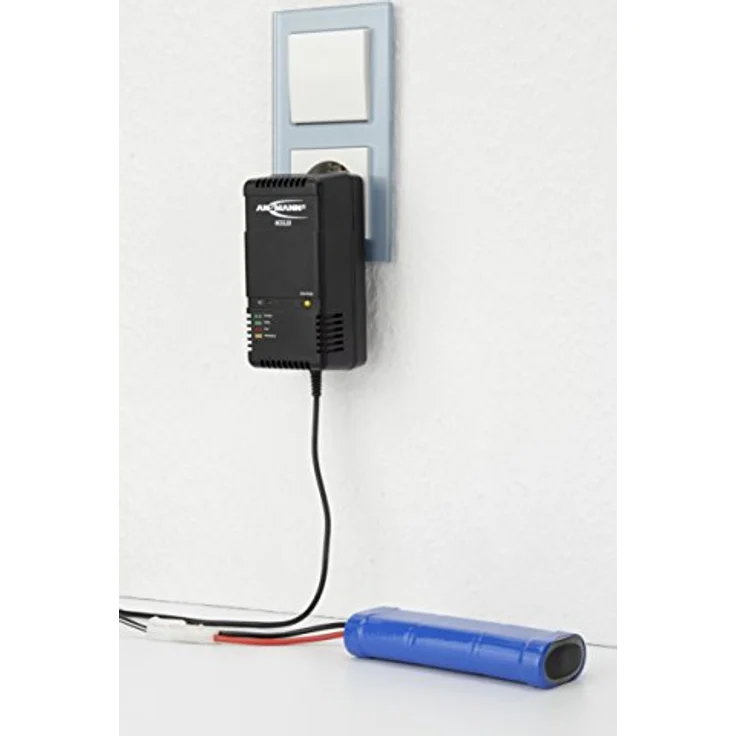 ANSMANN Akkupack Ladegerät ACS 110 - Akkupacklader für 1-10 zellige NiMH & NiCd Akkupacks - Ladestation Vorentladefunktion & automatischer Abschaltung - RC Ladegerät für Modellbau & Racing Akkus – Bild 2