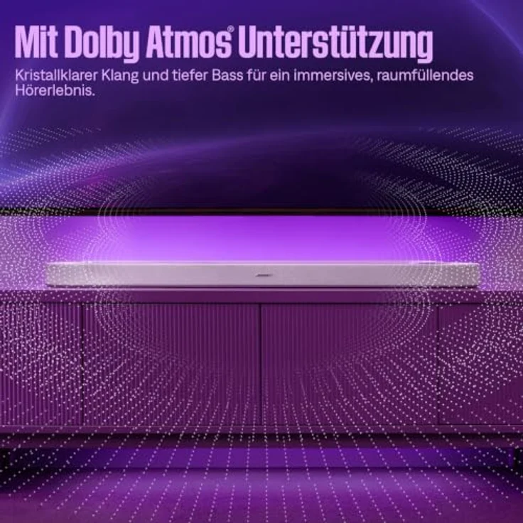BOSE Lifestyle Ultra Soundbar, 360-Grad-Sound, CleanBass Technologie, Schwarz – Bild 2