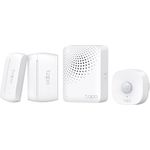 TP-Link Tapo Smart Sensor Starter Kit, Smart Home Hub mit freihändiger Bewegungserkennung, Tür- und Fenstersicherung, energieeffizient, Weiß