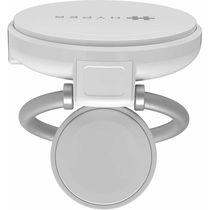 Targus Qi2 2-in-1 Magnetic Charging Stand WH, kabelloses Ladegerät mit 15 W Leistung, für Smartphone und Smartwatch, Weiß