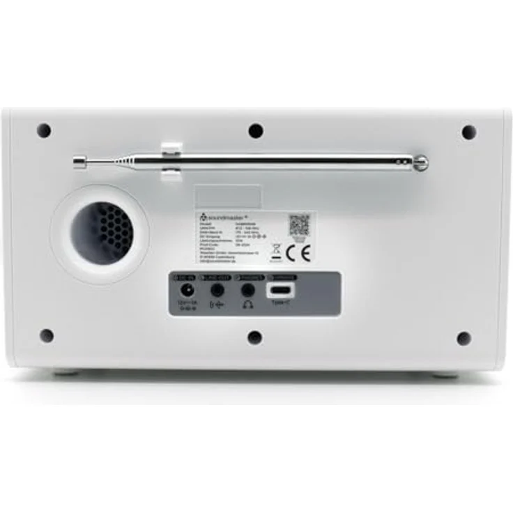 Soundmaster DAB900 Digitalradio mit DAB+ & UKW/FM, Bluetooth & Wecker, weiß – Bild 4