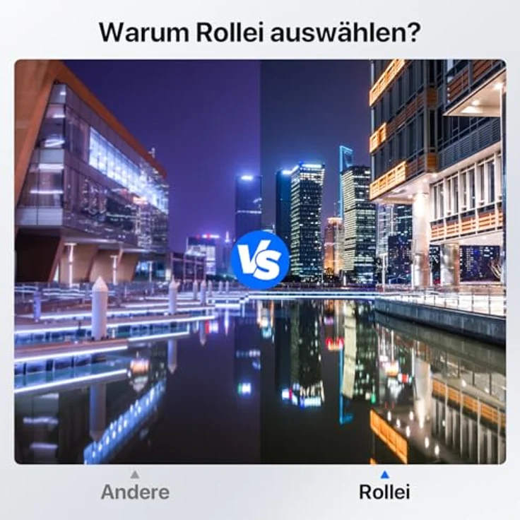 Rollei Astroklar Nachtlicht Light Pollution Filter – 77mm Rundfilter Stadtlicht-Filter geeignet für Nachtaufnahmen, Astro-Fotografie der Milchstraße – Bild 6