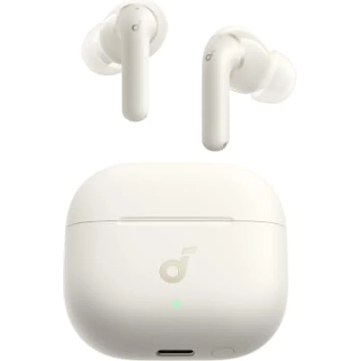 Anker Innovations soundcore by Anker P42i, In-Ear kabellose Noise Cancelling Kopfhörer mit adaptivem ANC und Hi-Res Audio – Cremweiß – Bild 1