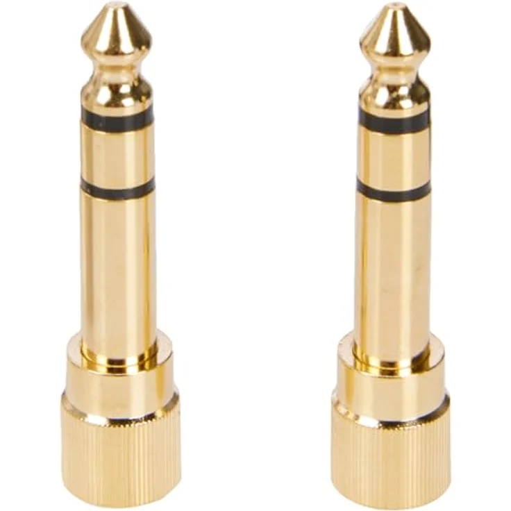 DeLock Adapter 6, 35mm Stecker 3, 5mm 3Pin Buchse, schraubbar, Gold – Bild 3