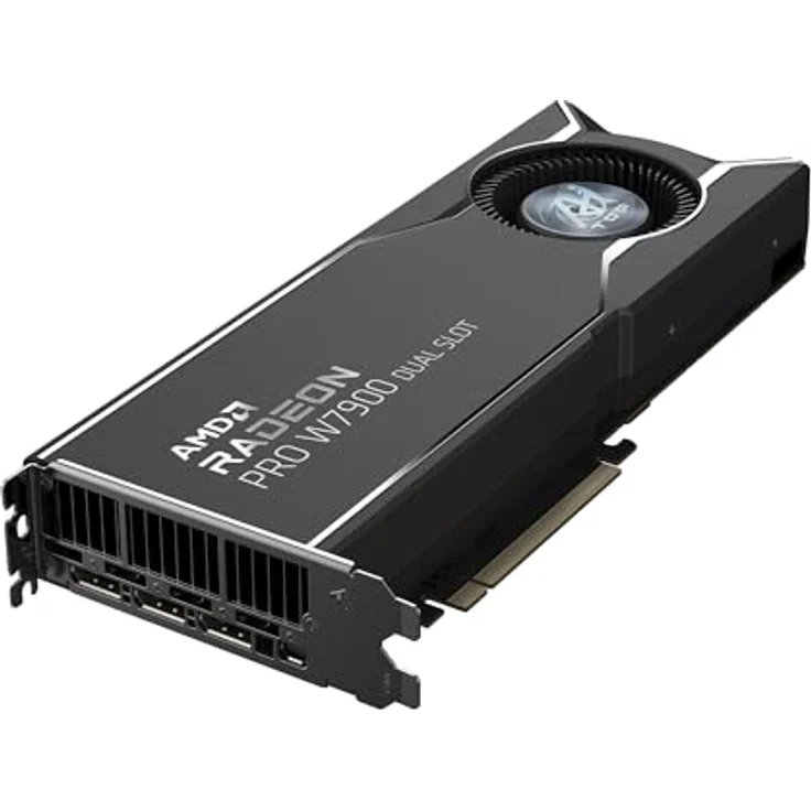 Gigabyte Radeon PRO W7900 Dual Slot AI TOP 48G Grafikkarte - 48GB GDDR6, 384bit, PCI-E 4.0, 3 x DisplayPort 2.1, W7900 AI TOP 48G, Künstliche Intelligenz, Turbo-Lüfter-Kühlsystem – Bild 2