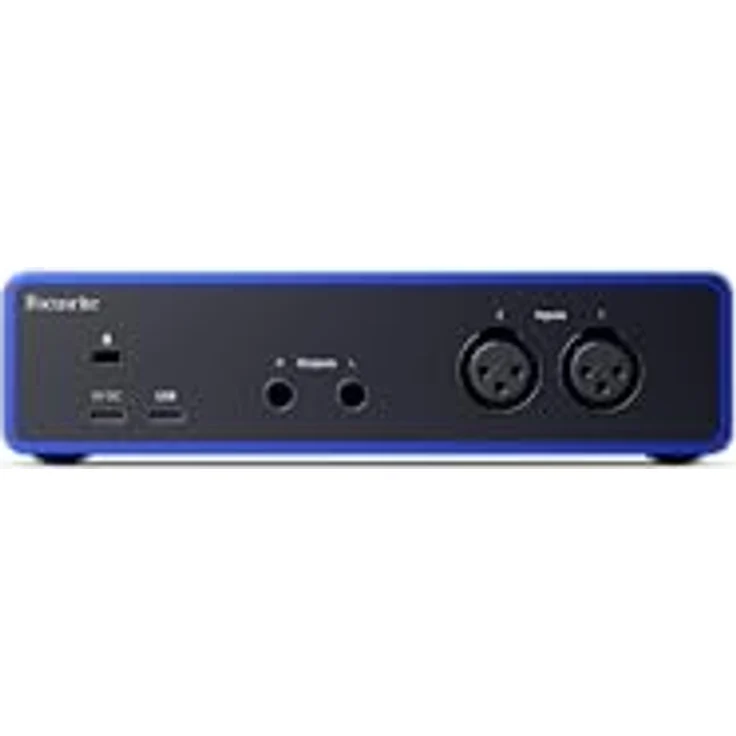 Focusrite Scarlett 2i2 Anniversary Edition USB-Audio-Interface, limitierte Auflage mit 2 Ein-/Ausgängen, ISA-blaues Aluminiumgehäuse, Softwarepaket inklusive Plug-ins, 24 Bit / 192 kHz Wandler, für Recording, Songwriting, Streaming und Podcasting – Bild 4