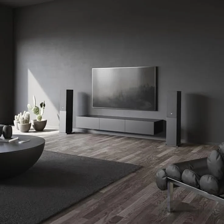 Audio Pro A48 W, 2,5-Wege Standlautsprecher, kabelgebunden, 320 W, Frequenzbereich 36 - 23000 Hz, Schwarz – Bild 6