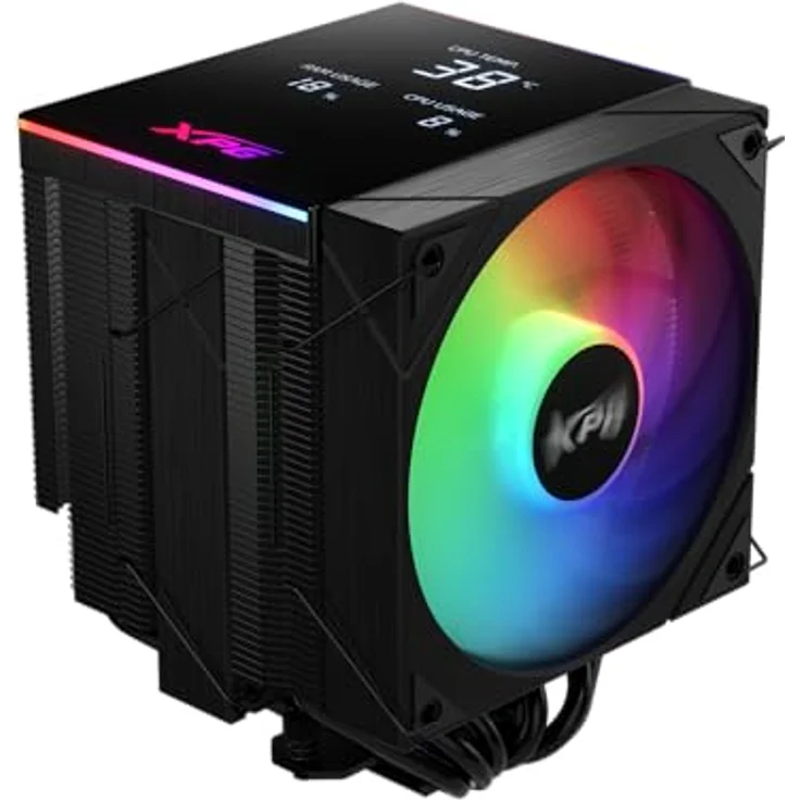 Adata XPG MAESTRO PLUS 62DA, 120mm ARGB Kühllüfter mit RGB-Beleuchtung, schwarz – Bild 1