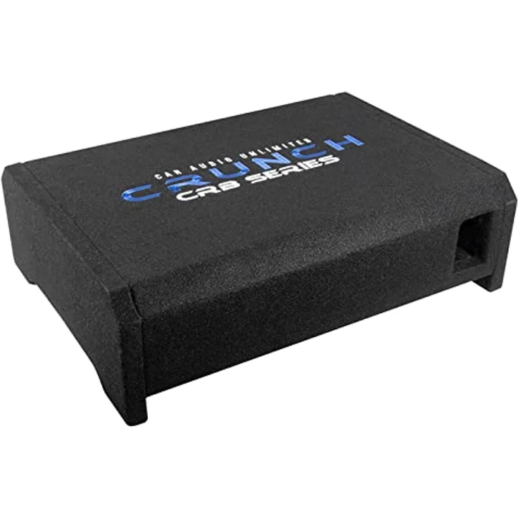Crunch CBP 1000F BASSPACK - Flache Subwooferkiste + 4-Kanal Endstufe (200W) - Schwarz – Bild 3