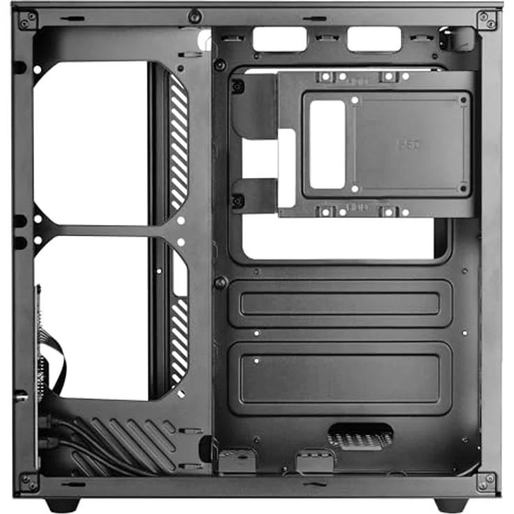 Mars Gaming MC INFINIOLITE ATX-Gehäuse, gehärtetes Glas mit doppelter Glaskammer, schwarz – Bild 10