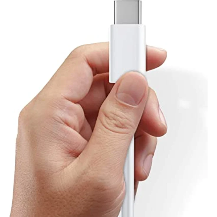 Ventarent Ladekabel USB C zu USB C, Schnellladefunktion, kompatibel mit Samsung Galaxy S25, S24, S23, S22, S21, S20 Ultra sowie iPhone 16, 15 Pro Max Plus, Weiß – Bild 2