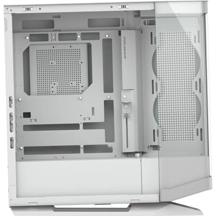 COUGAR FV270 Midi-Tower PC-Gehäuse, gehärtetes Glas, RGB-Beleuchtung, Weiß, für E-ATX-Motherboards – Bild 5