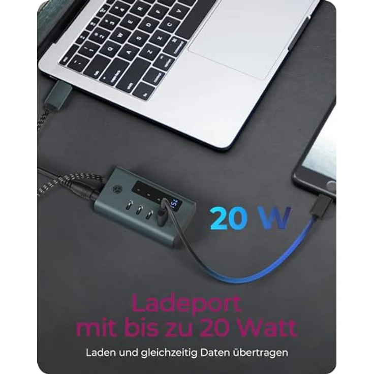 IcyBox Hub USB 3.2 Gen 2 Type-C IB-HUB1454-C31 – Bild 4