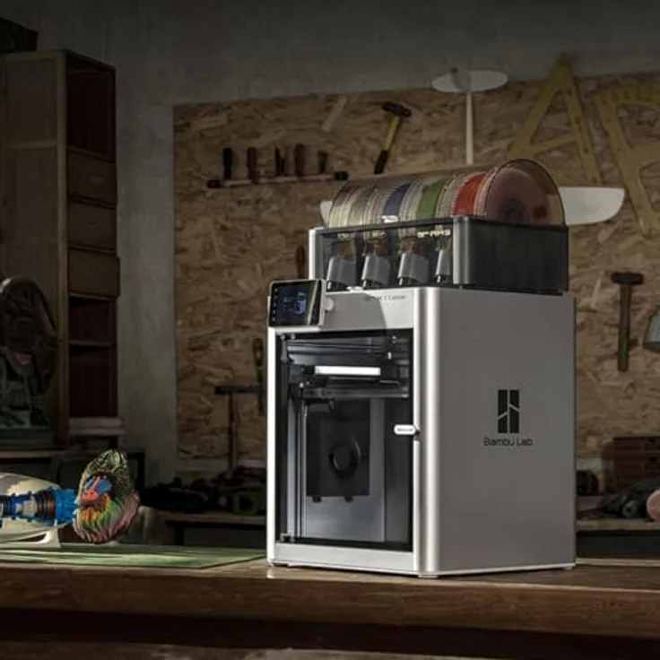 BAMBULAB Bambu Lab X1-Carbon + AMS (Combo) 3D-Drucker - X1CC, Bivolt, mit erweiterter Materialauswahl und Farbdruckoption bis zu 16 Farben – Bild 5