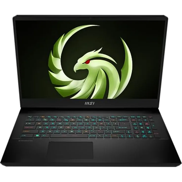 MSI Alpha 17 C7VG-031 , Gaming Laptop, 43,9 cm (17,3 Zoll) QHD, 240 Hz, AMD Ryzen 9 7945HX, 32 GB DDR5-5200, 1 TB GB SSD, NVIDIA GeForce RTX 4070, Windows 11 Home, QWERTZ Tastatur, Schwarz