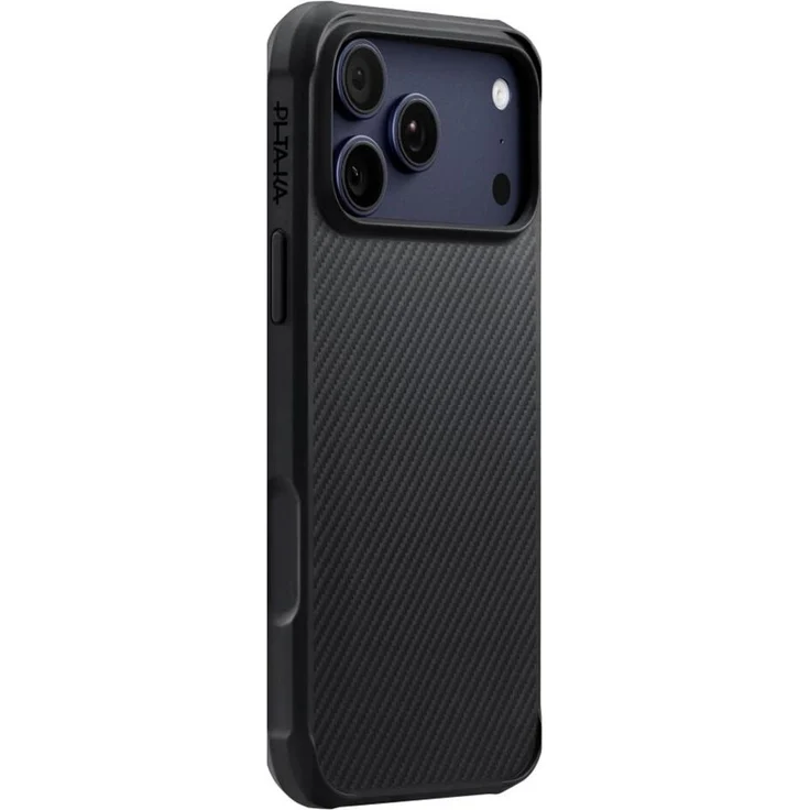 Pitaka Aramid ProGuard für Apple iPhone 17 Pro Max, Smartphone Hülle in Schwarz, MIL-STD-810H Sturzschutz, MagSafe-kompatibel, 600D-Aramidfaser, leicht und robust