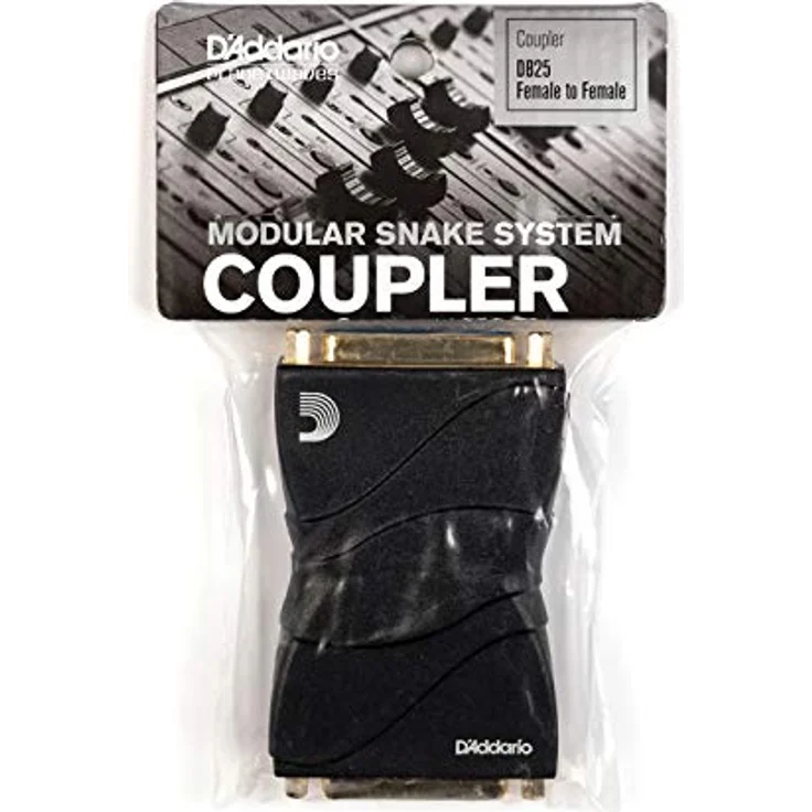 Planet Waves PW-DB25FC-01 Modular Snake System Female Coupler, DB25 Female - Schwarz