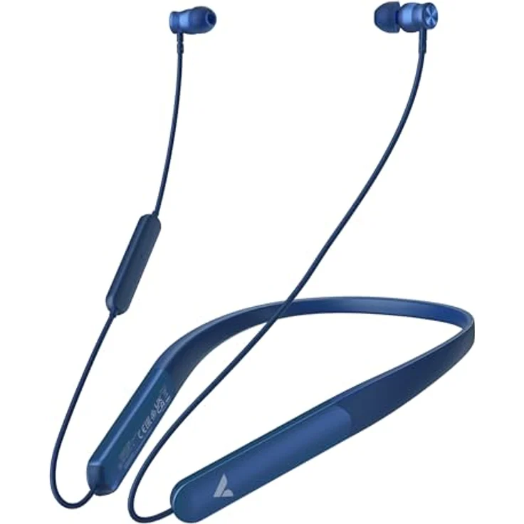 Verbatim TruSound Pro, Kabellose Nackenband-Kopfhörer mit 110 Stunden Akkulaufzeit, Bluetooth 5.4 und ENC-Anrufklarheit, Blau – Bild 1