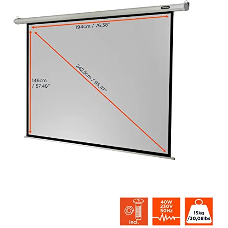 Celexon Leinwand Motor Economy 200 x 150 cm – Bild 2