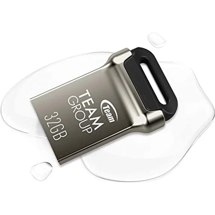 TEAMGROUP C162 128 GB USB 3.2 Gen 1 (USB 3.1/3.0) Mini passt Metall USB Flash Drive, Lesegeschwindigkeit bis zu 90 MB/s, externer Speicher Thumb Drive Memory Stick TC1623128GB01 – Bild 5