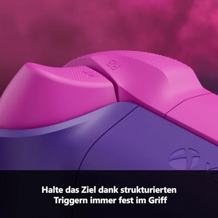 MICROSOFT Xbox – Heart Breaker Special Edition Wireless Controller, rot/mehrfarbig, für Series, Android, MAC, PC, Series S, X, mit strukturierten Triggern und Gummierten Griffen – Bild 3