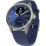 Withings ScanWatch 2, Gesundheits-Smartwatch mit EKG, SpO2, Temperatur- und Schlaf-Tracker, wasserdicht, Akku 30 Tage, Blue, 42mm