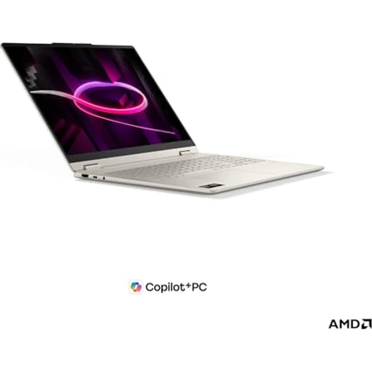 Lenovo Yoga 7 2in1 83TF0022GE, 16" 2.8K OLED, Ryzen AI 7 445, 32GB RAM, 1TB SSD, beige, Windows 11 – Bild 8