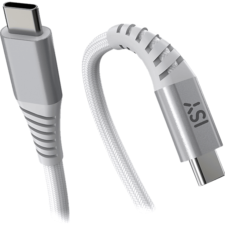 ISY ICN-5000-WT-CC, USB-C Ladekabel, 5-Gbps, 2 m, Weiß