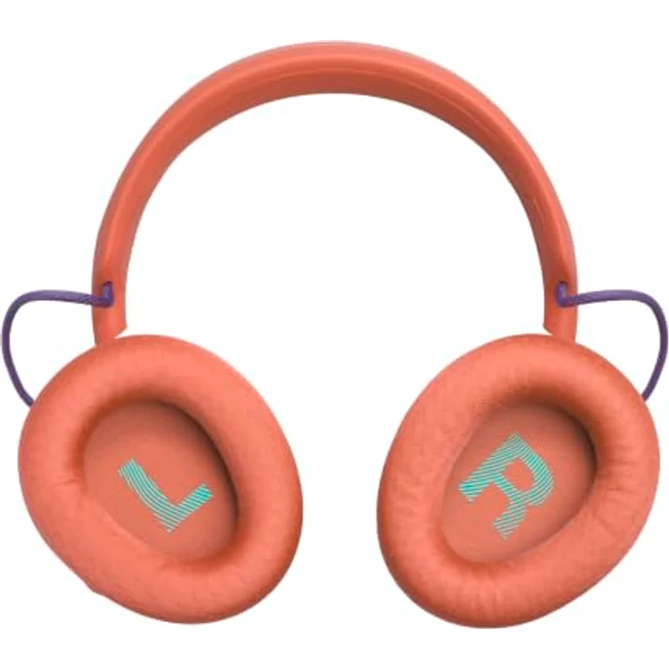 JBL QUANTUM 520, Over-ear Gaming-Headset mit Bluetooth, 50-mm-Treibern, abnehmbaren Kardioid-Mikrofon und bis zu 37 Stunden Akkulaufzeit, Coral – Bild 6