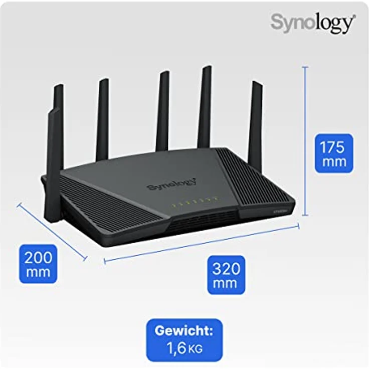Synology RT6600ax Tri-band Wi-Fi6 Router - Wireless Router Wi-Fi 6 – Bild 5