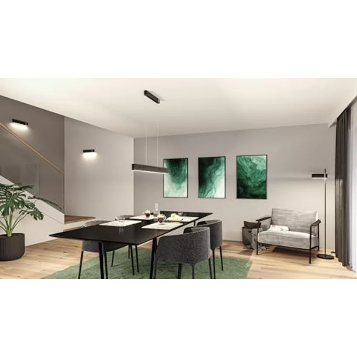 Paulmann Smart LED-Stehleuchte Jagun, anthrazit, ZigBee 3.0 mit Tunable White und schalldämpfendem Filzschirm, 151 cm – Bild 10