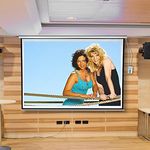 Melko Leinwand für Beamer, Heimkino, Büro, Projektoren, 300 x 229 cm, 145 Zoll, ideal für HD-TV mit Motor und Fernbedienung