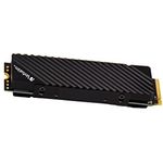 Verbatim Vi7000G NVMe M.2 Internal SSD, internes SSD-Laufwerk mit 1 TB Datenspeicher und PCIe Gen 4 Schnittstelle, Solid State Drive für Gaming PC und Playstation 5, schwarz