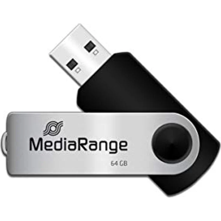 Bestmedia Platinum Twister 64 GB silber/orange (MR912) – Bild 2