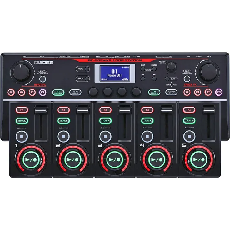 Boss RC-505 MK II, Loop-Station mit 4 Kanälen, schwarz und vielseitig