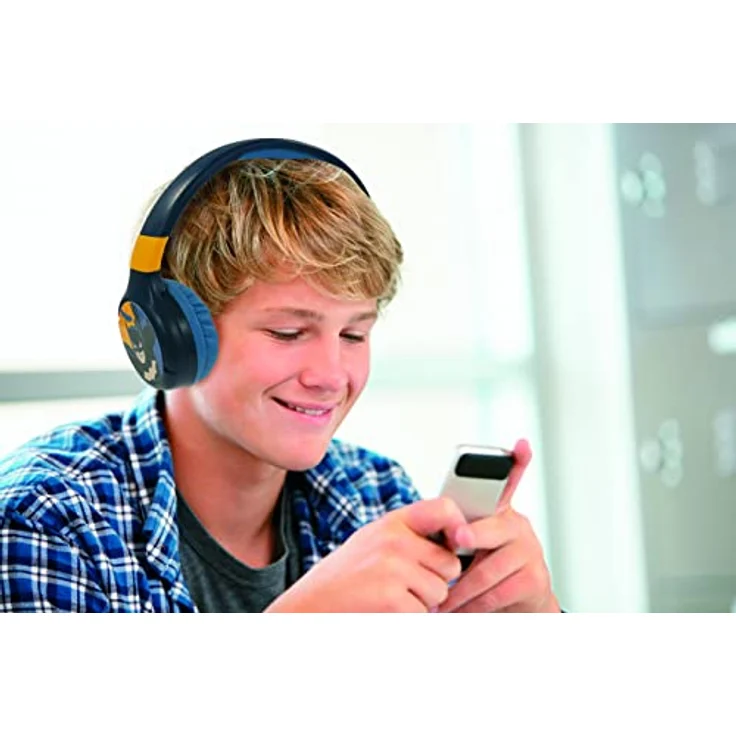 Lexibook Batman - 2 in 1 Bluetooth faltbare Kopfhörer mit Lautstärkebegrenzung auf 85 dB und integriertem Mikrofon – Bild 5